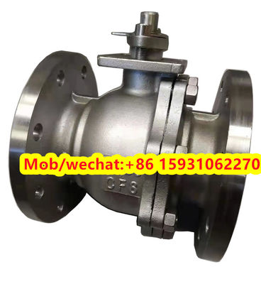 ANSI/ASME B16.34 Фланцевый конец SS шарового клапана