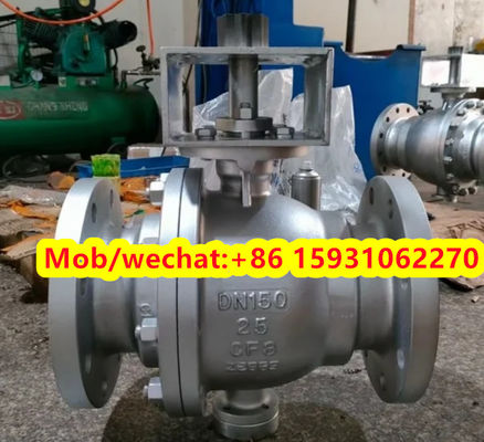ANSI/ASME B16.34 Фланцевый конец SS шарового клапана