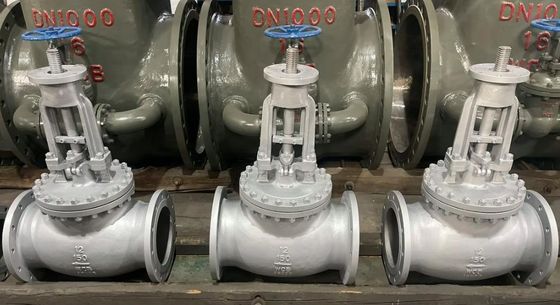 ASTM A216 WCB cast steel ANSI globe valve, не подлежащий обработке с использованием металла