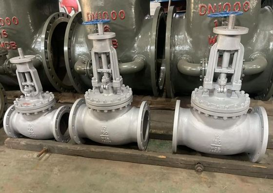 ASTM A216 WCB cast steel ANSI globe valve, не подлежащий обработке с использованием металла
