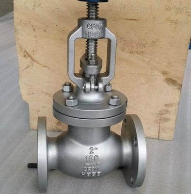 150LB CF8M Фланцевый конечный клапан из нержавеющей стали