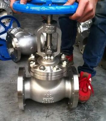 150LB CF8M Фланцевый конечный клапан из нержавеющей стали
