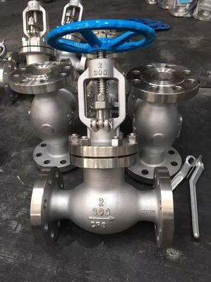 150LB CF8M Фланцевый конечный клапан из нержавеющей стали