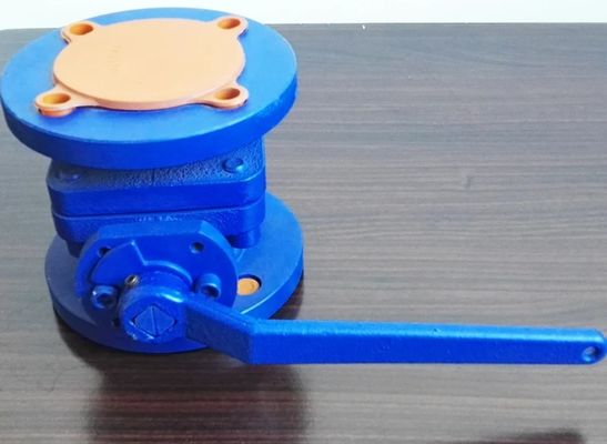 ANSI PTFE фланцевый конец чугунного шарового клапана