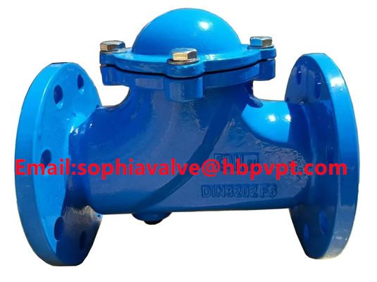 DIN3202 F6 PN16 Фланцевый конечный шаровой клапан