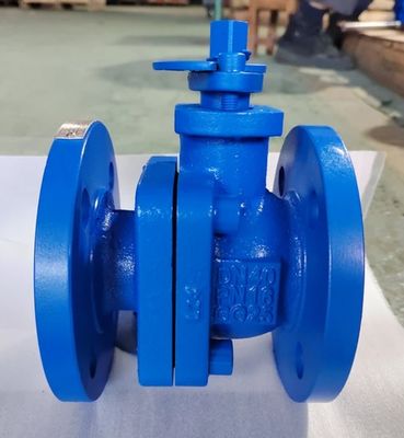 DN25/DN40 PN16 GG25 Фланцевый шаровой клапан из чугуна