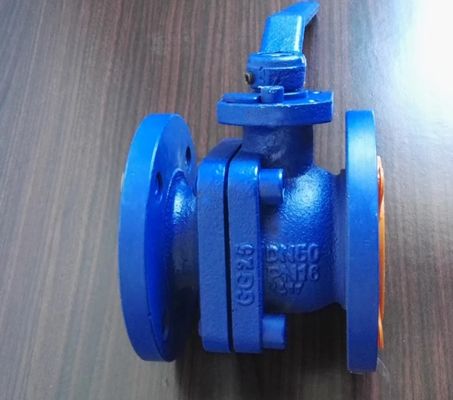 DN25/DN40 PN16 GG25 Фланцевый шаровой клапан из чугуна