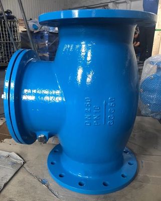 ДН250 PN16 GGG50 Свинговый чековый клапан из чугуна