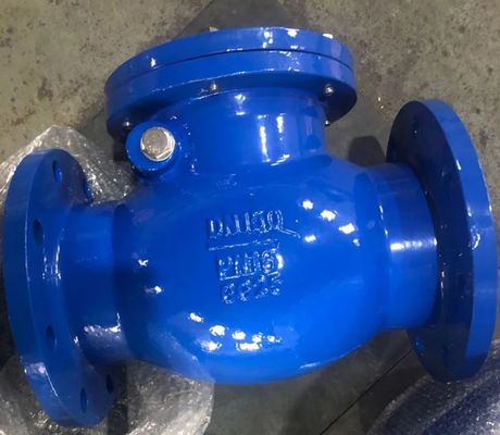 ДН250 PN16 GGG50 Свинговый чековый клапан из чугуна