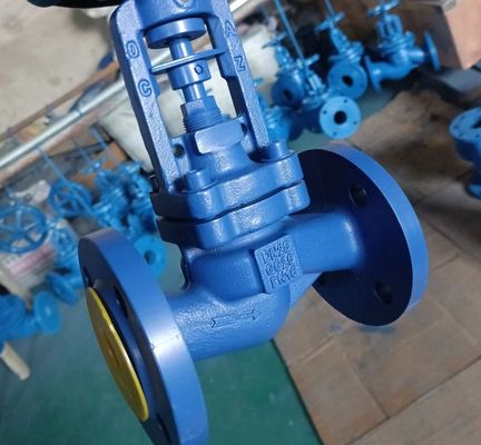 DIN мешок клапан глобусный PN16 корпус GG25