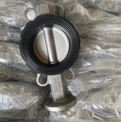 2.5 дюймовый CF8 150 фунтов вафельный бабочек клапан