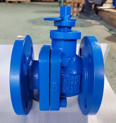 DIN3357 PN16 GG25 плавучий фланцевый шаровой клапан