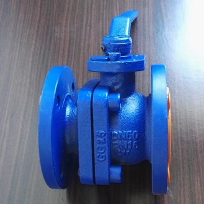 DIN3357 PN16 GG25 плавучий фланцевый шаровой клапан