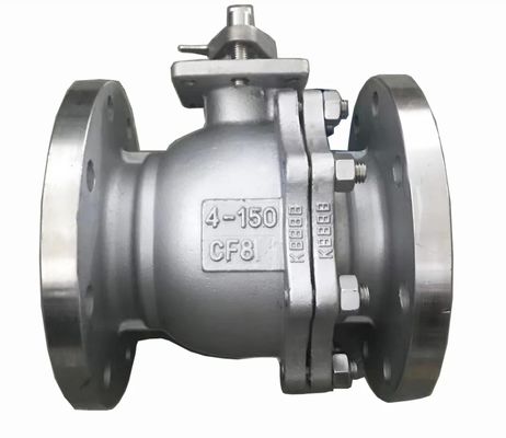 ANSI 150LB CF8/CF8M шаровой клапан из нержавеющей стали
