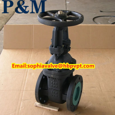 ANSI 125/150LB металлический уплотнительный подъемный стволовой клапан