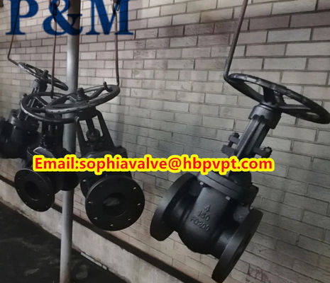ANSI 125/150LB металлический уплотнительный подъемный стволовой клапан