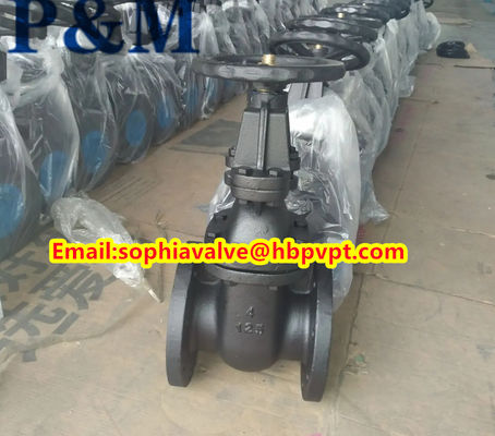 ANSI 125/150LB металлический уплотнительный подъемный стволовой клапан