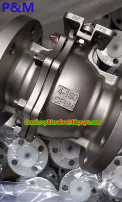 4'' 150# CF8M ANSI шаровой клапан контакт Софии