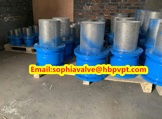 DN80 GGG50 PN16 Фланцевый футовый клапан из чугуна