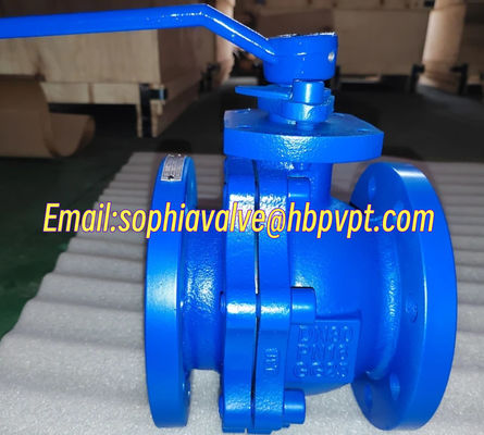 DIN3357 PN16 2-пc шаровой клапан из чугуна