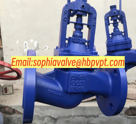 GS-C25 PN16/PN40 литой стальной мешок клапан глобус