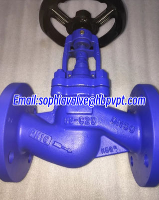 DN50 DN100 DN200 GS-C25 PN16 PN40 Вентиль с голубым цветом