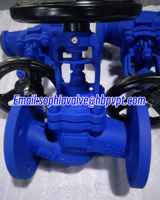 DN50 DN100 DN200 GS-C25 PN16 PN40 Вентиль с голубым цветом