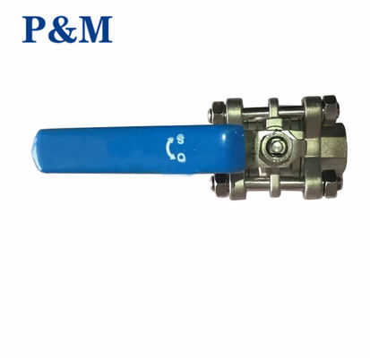 3-pc full port ANSI stainless steel ball valve