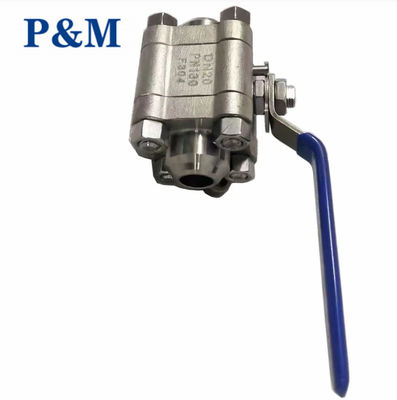 3-pc full port ANSI stainless steel ball valve