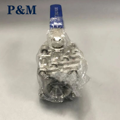 3-pc full port ANSI stainless steel ball valve