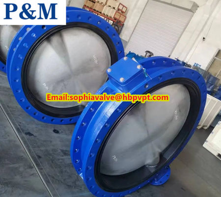 British standard BS5155 DN600 EPDM flanged butterfly valve