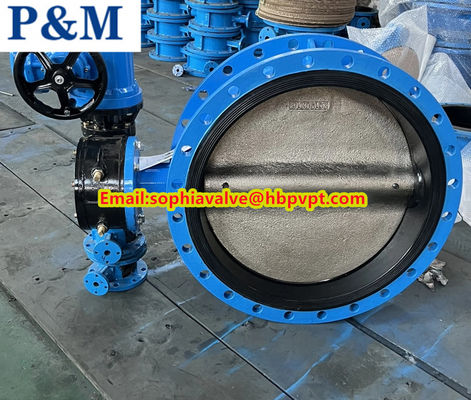 British standard BS5155 DN600 EPDM flanged butterfly valve
