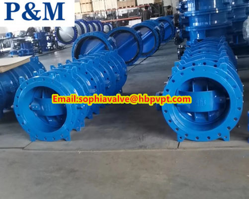 British standard BS5155 DN600 EPDM flanged butterfly valve