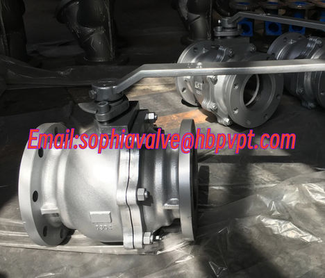 150A 10K resilient seal flanged ball valve