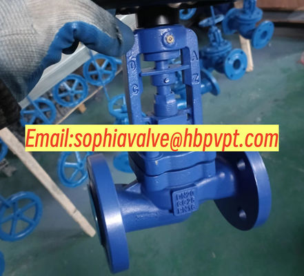 DN50 GG25 PN16 cast iron bellows globe valve